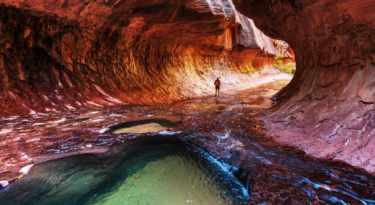 Zion National park conyon